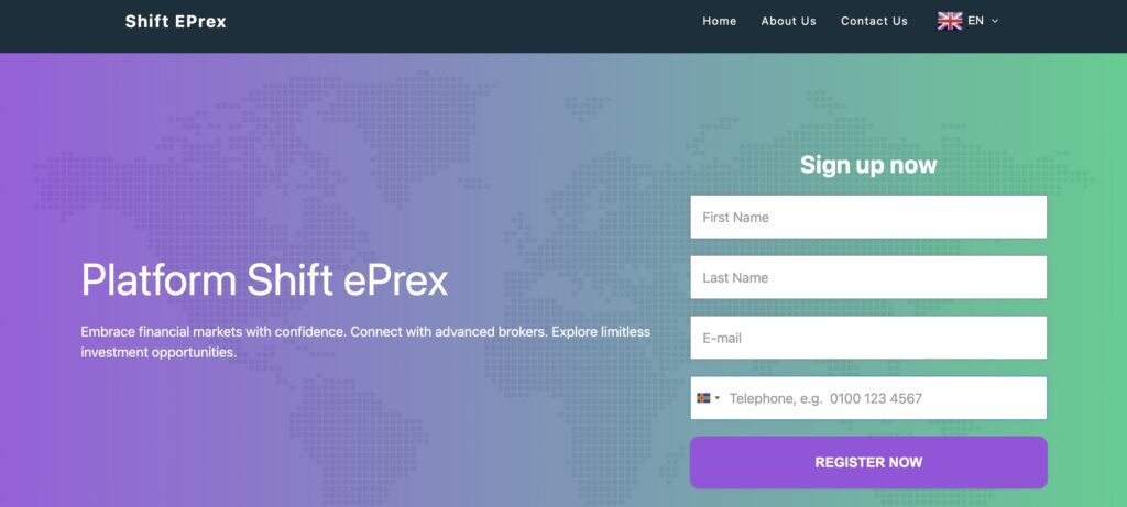 Screenshot - AI Trading Reviews shift-eprex.com homepage